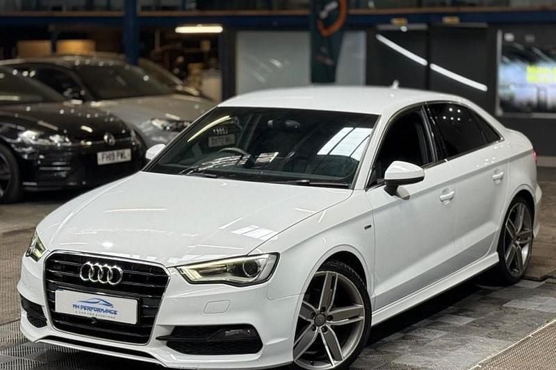 White Used 2014 Audi A3 S-Line Sedan | £10,495 (Fair price) - Image 1/1