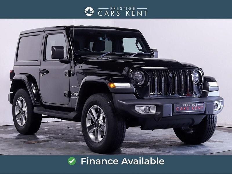 Black Used 2020 Jeep Wrangler Sahara SUV | £33,350 (Fair price) - Image 1/4