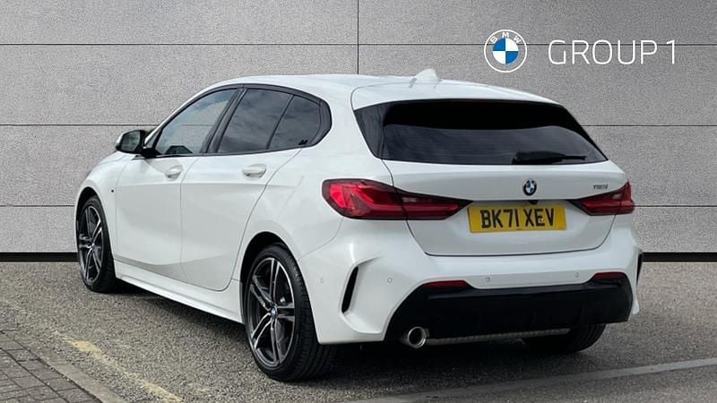 Used BMW 118 M Sport 136 HP (100 kW) 2021 White Hatchback