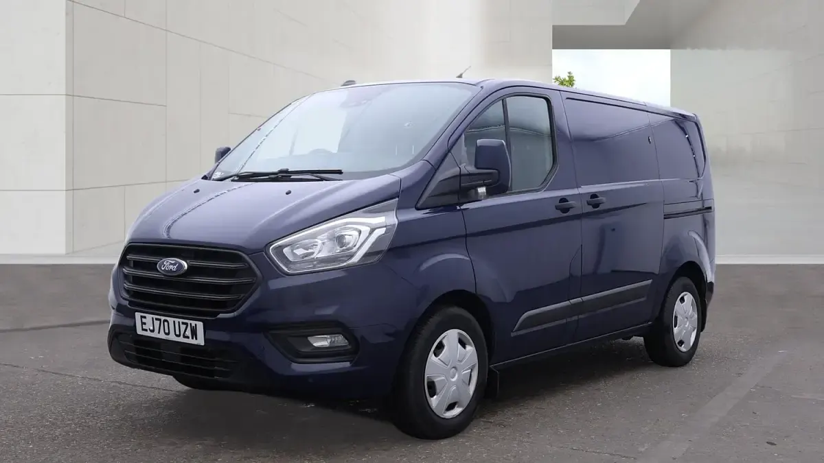 Used Ford Transit Custom Trend 130 HP (95 kW) 2021 Blue Van