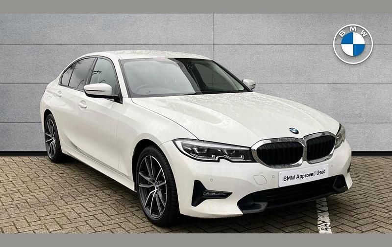 Used BMW 330e Sport Line 292 HP (214 kW) 2021 White Sedan