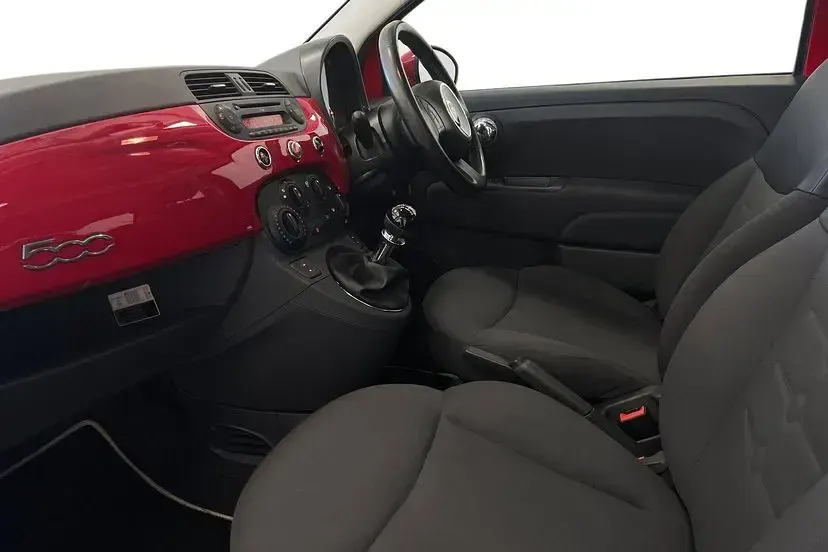 Used Fiat 500 Lounge 69 HP (50 kW) 2012 Red Hatchback