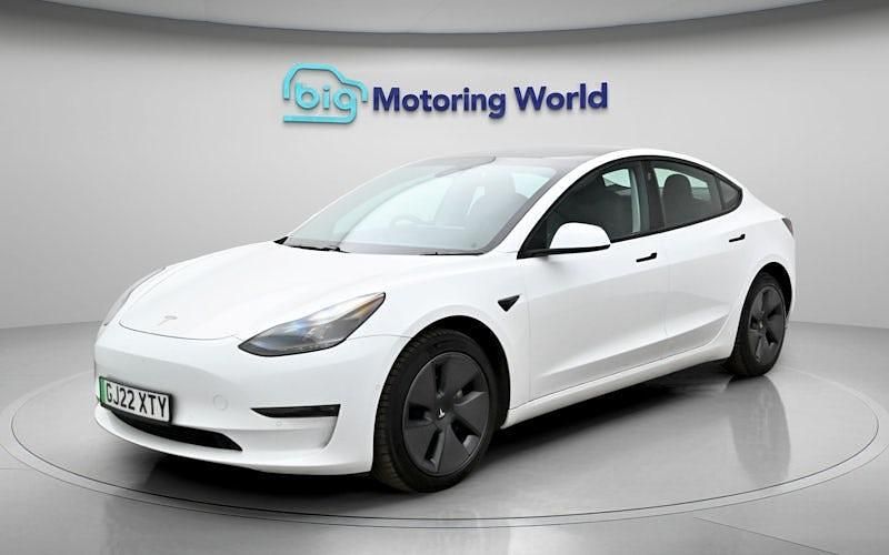 Used Tesla Model 3 Long Range AWD 366 kW (498 HP) 2022 White Sedan