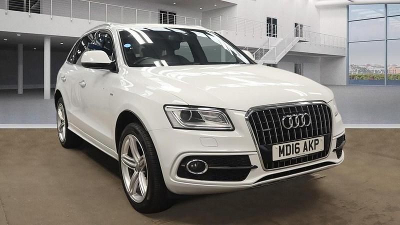 Ibis white Used 2016 Audi Q5 S-line plus SUV | £15,975 (Fair price) - Image 1/2
