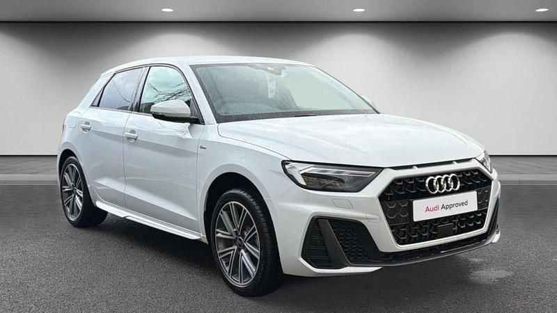 New Audi A1 Sportback S-Line 150 HP (110 kW) 2026 White Hatchback