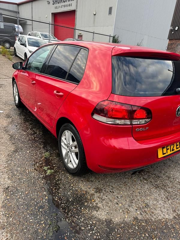 Used VW Golf VII 2012 Red Hatchback