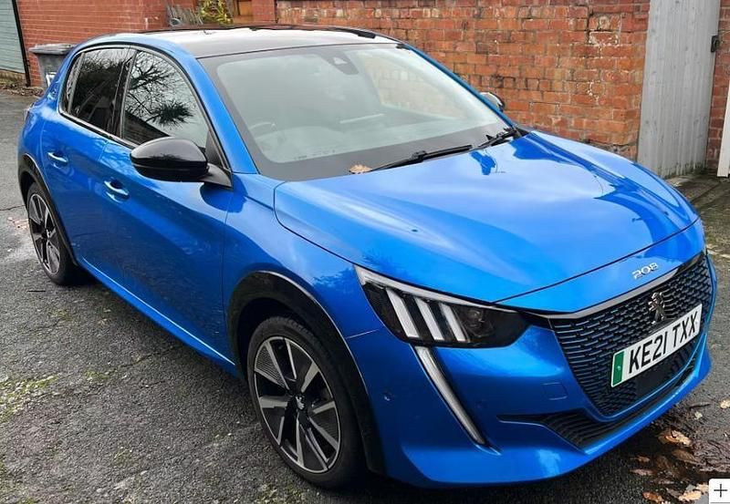 Blue Used 2021 Peugeot e-208 GTi Hatchback | £12,599 (Fair price) - Image 1/1