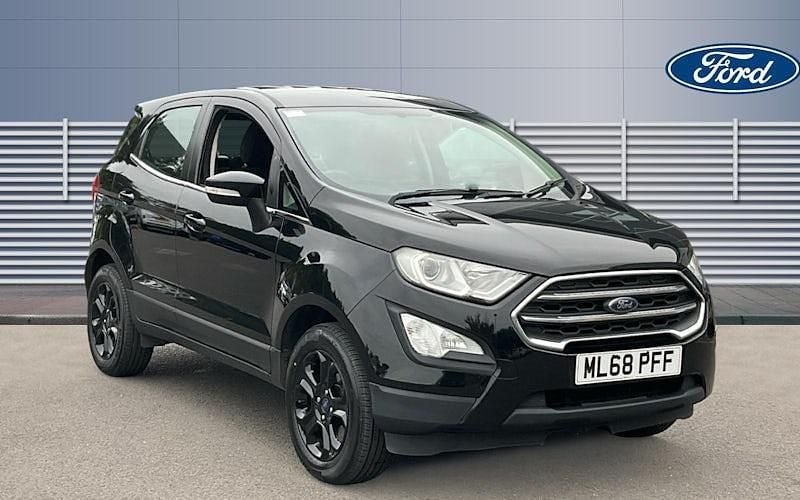 Black Used 2018 Ford Ecosport Zetec SUV | £7,978 (Fair price) - Image 1/4