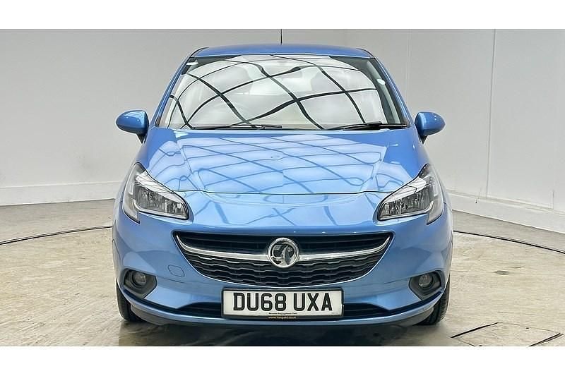 Used Vauxhall Corsa Design Edition 75 HP (55 kW) 2018 Blue Hatchback