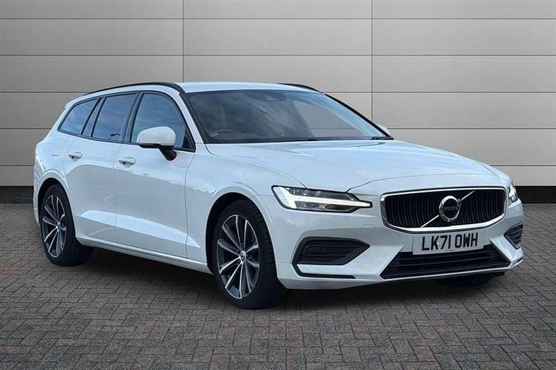 Ice white Used 2022 Volvo V60 Momentum Estate | £18,999 (Good price) - Image 1/4