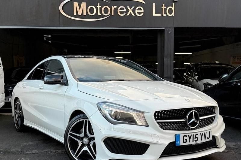 White Used 2015 Mercedes CLA220 AMG Sedan | £11,950 (Fair price) - Image 1/1