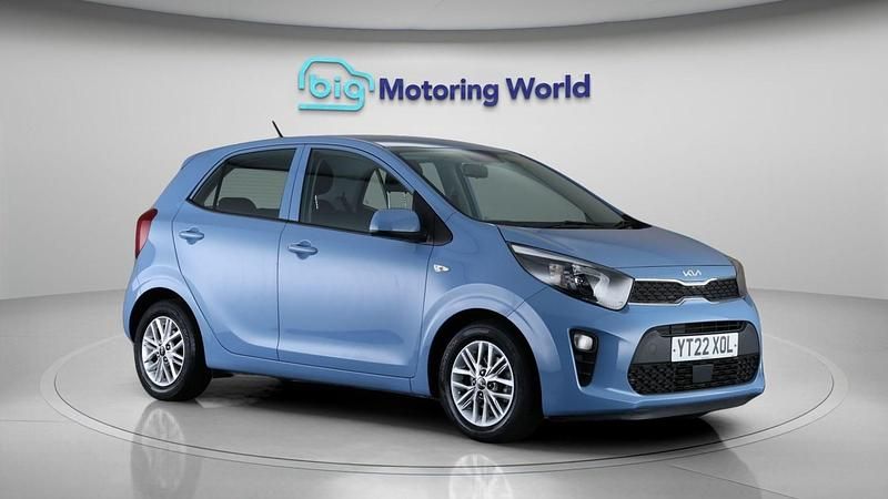 Used Kia Picanto 2022 Blue Hatchback