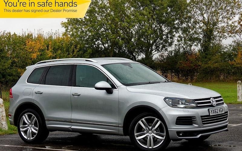 Silver Used 2013 VW Touareg S SUV | £7,195 (Fair price) - Image 1/4
