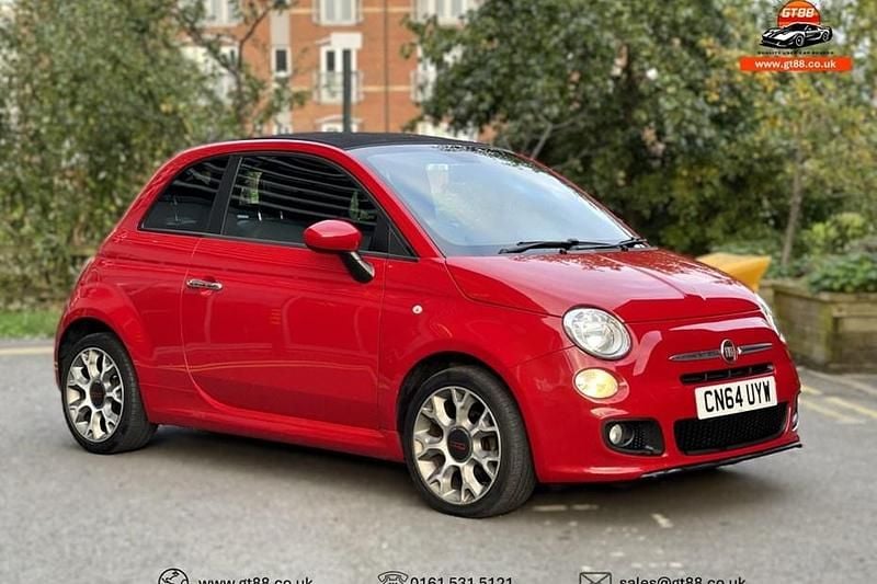 Red Used 2014 Fiat 500C S Cabriolet | £6,295 (Fair price) - Image 1/1