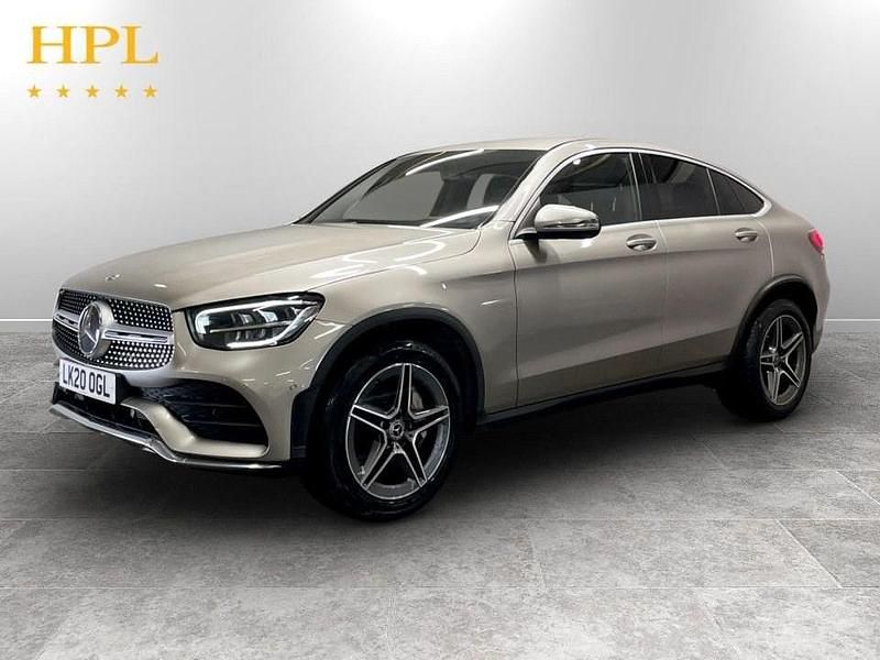 Used Mercedes GLC220 AMG line 194 HP (142 kW) 2020 Silver Coupe
