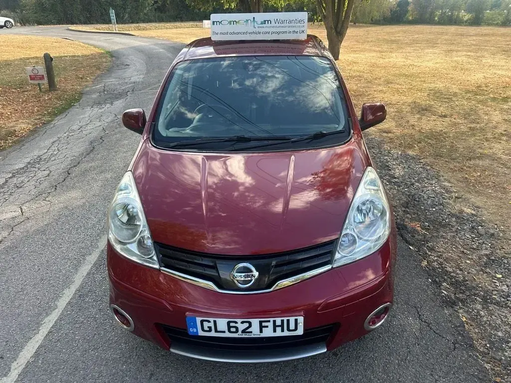 Used Nissan Note N-TEC 110 HP (80 kW) 2012 Red Hatchback