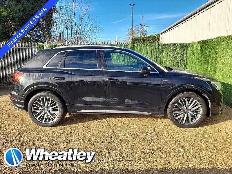 Black Used 2019 Audi Q3 S-Line SUV | £17,579 (Fair price) - Image 1/4
