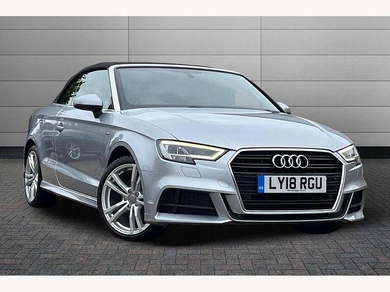 Floret silver Used 2018 Audi A3 Cabriolet S-Line Cabriolet | £16,822 (Fair price) - Image 1/4
