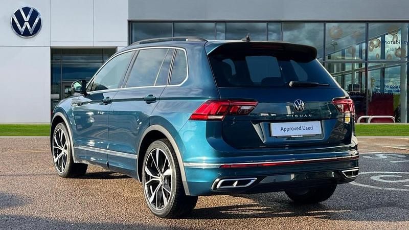 Used VW Tiguan R-line 150 HP (110 kW) 2022 Night blue metallic SUV