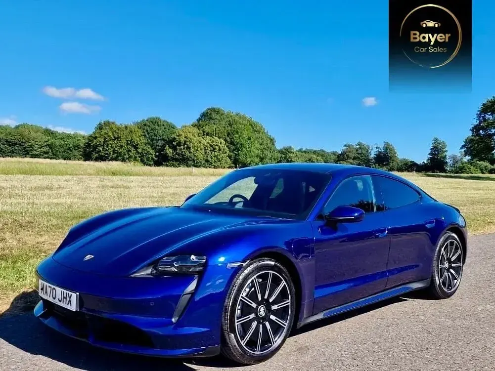 Used Porsche Taycan 500 kW (680 HP) 2020 Blue Sedan