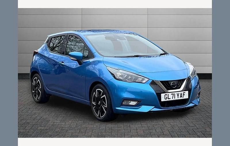 Used Nissan Micra Acenta 92 HP (67 kW) 2022 Blue Hatchback