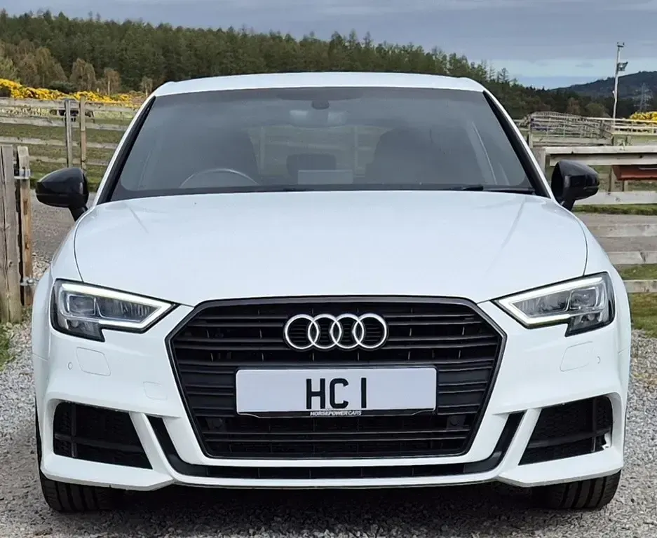 Used Audi A3 Black Edition 2018 White Sedan