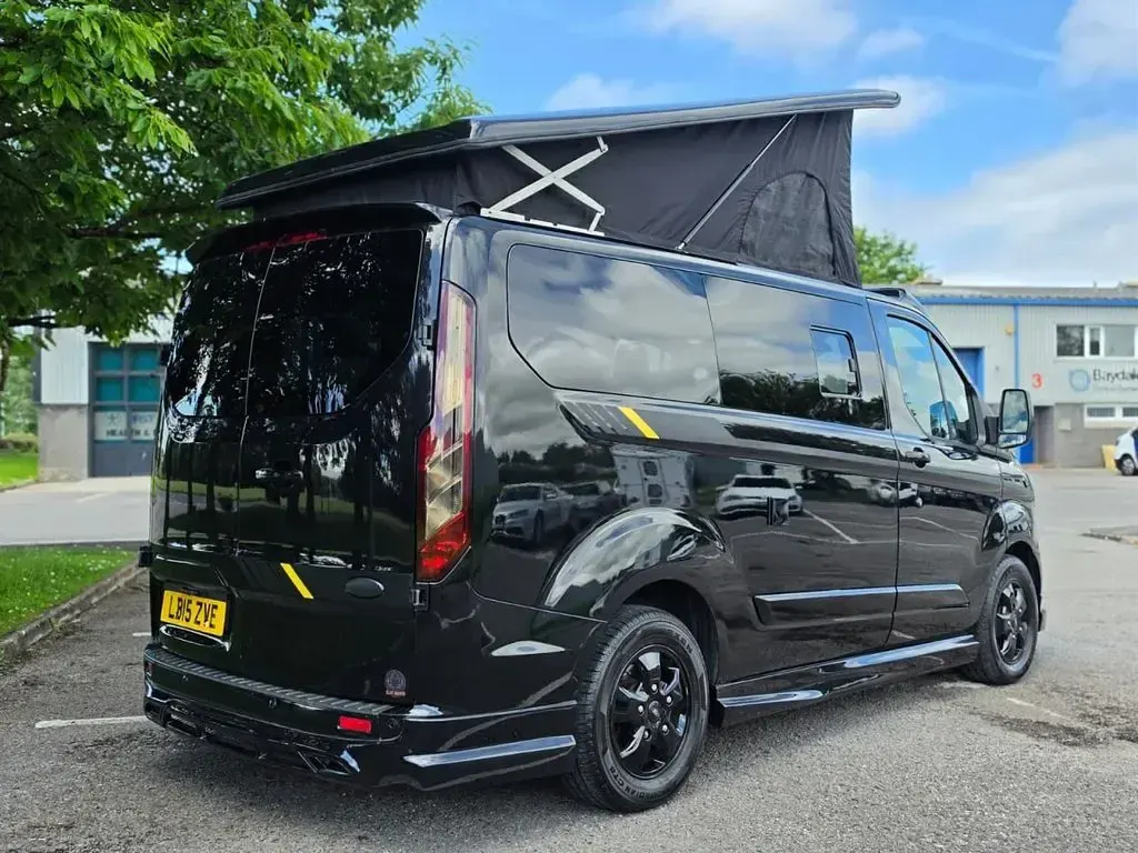 Used Ford Transit Custom Limited 123 HP (90 kW) 2015 Black Van