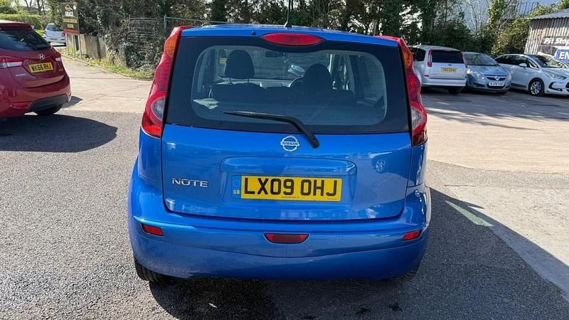 Used Nissan Note Acenta 88 HP (64 kW) 2009 Blue Hatchback
