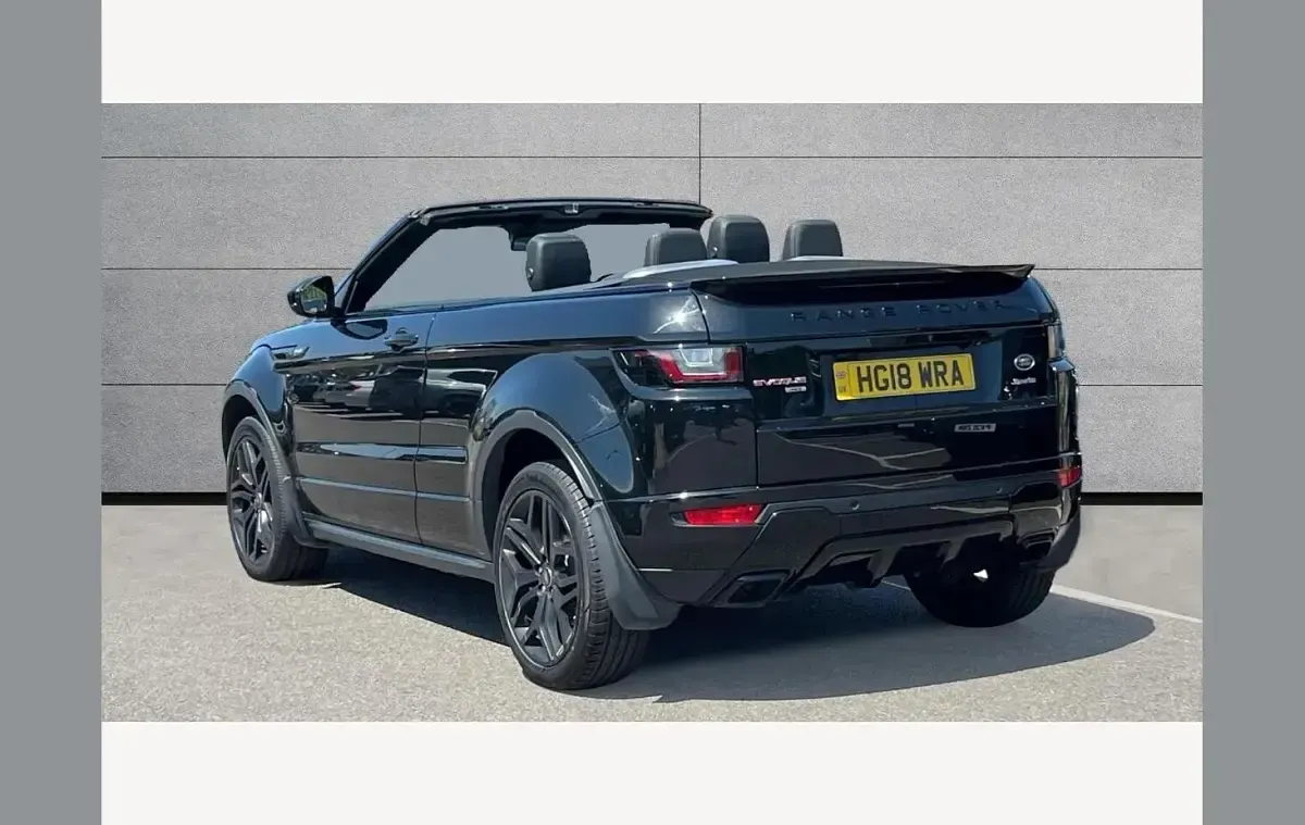 Used Land Rover Range Rover evoque HSE Dynamic 178 HP (130 kW) 2018 Black Cabriolet