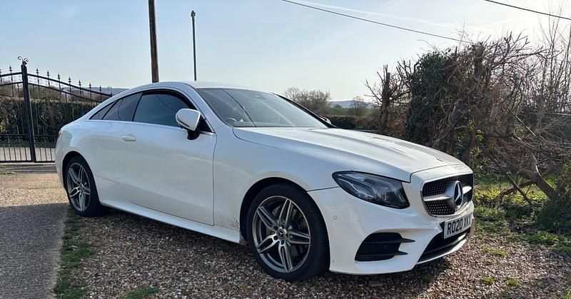 Used Mercedes E300 AMG Line Premium 2020 White Coupe