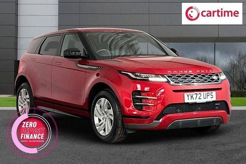 Red Used 2022 Land Rover Range Rover evoque R-Dynamic SUV | £22,999 (Good price) - Image 1/4