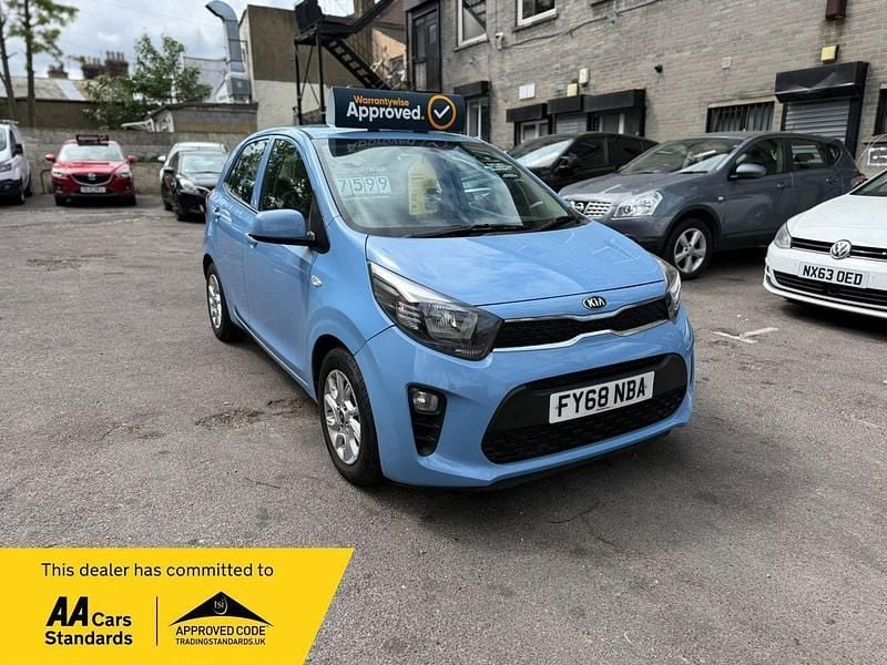 Blue Used 2018 Kia Picanto 2 Hatchback | £7,299 (Fair price) - Image 1/4
