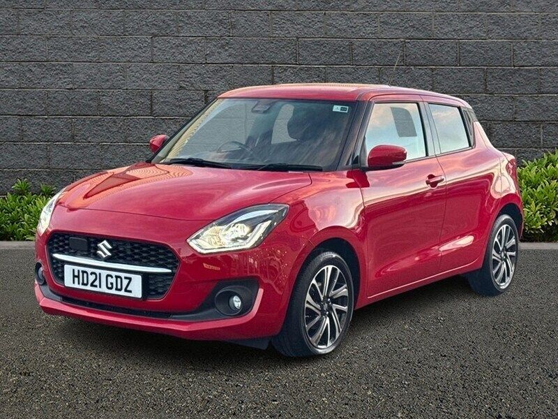 Red Used 2021 Suzuki Swift SZ5 Hatchback | £14,495 (Fair price) - Image 1/4