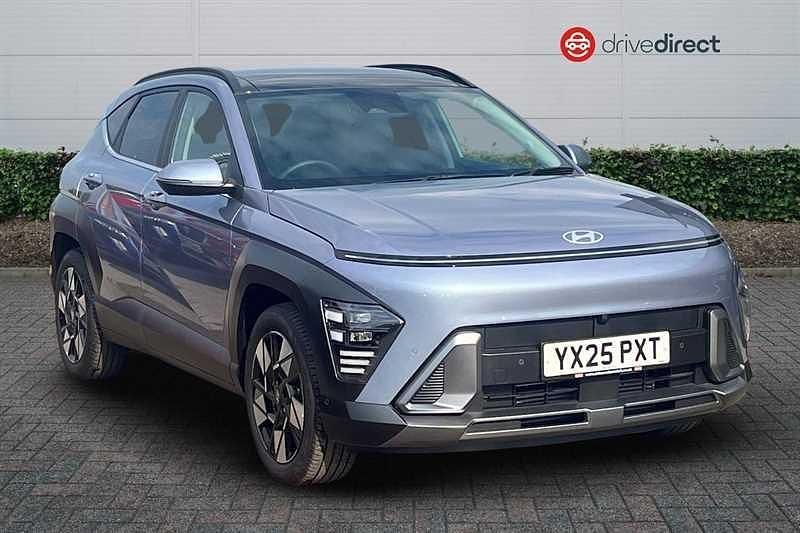 Pearl meta blue New 2025 Hyundai Kona Ultimate SUV | £28,499 (Fair price) - Image 1/4