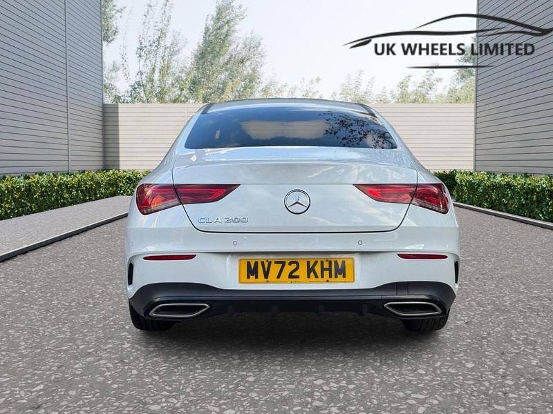 Used Mercedes CLA200 AMG Line Premium 163 HP (119 kW) 2022 White Coupe