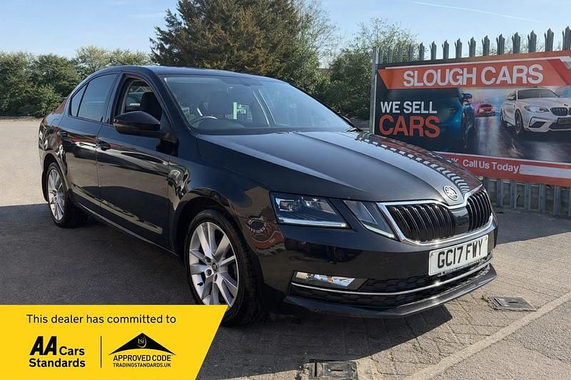 Used Skoda Octavia SE L 115 HP (84 kW) 2017 Black Hatchback
