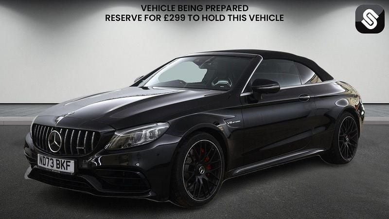 Used Mercedes C63 AMG Premium Plus 2023 Obsidian black Cabriolet