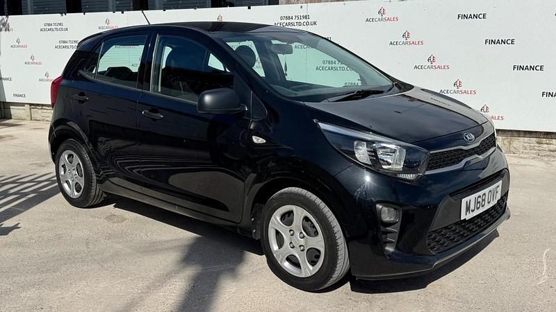 Used Kia Picanto 66 HP (48 kW) 2018 Black Hatchback