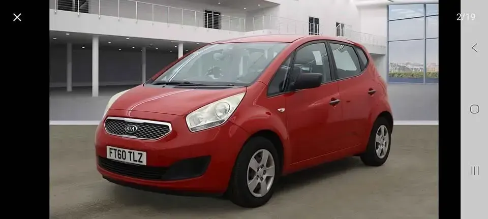 Used Kia Venga 2011 Red Hatchback