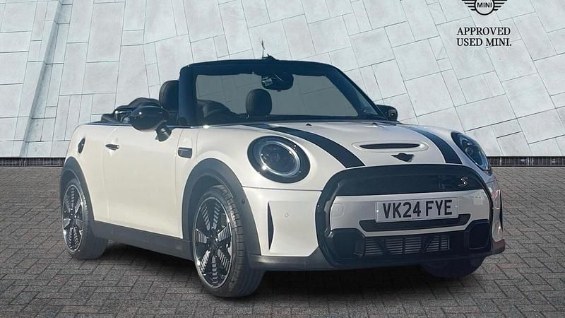 White New 2024 Mini Cooper S Cabriolet Comfort Cabriolet | £26,975 (Fair price) - Image 1/4