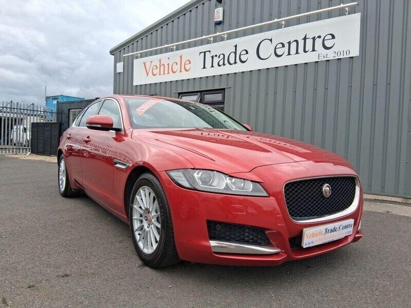 Red Used 2016 Jaguar XF Prestige Sedan | £7,649 (Fair price) - Image 1/4