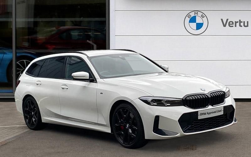 White Used 2024 BMW 320 M Sport Estate | £34,992 (Expensive) - Image 1/4