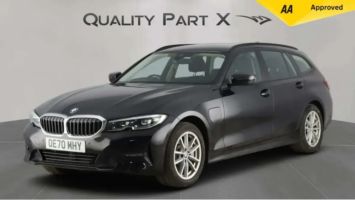 Used BMW 330e 2020 Black Estate