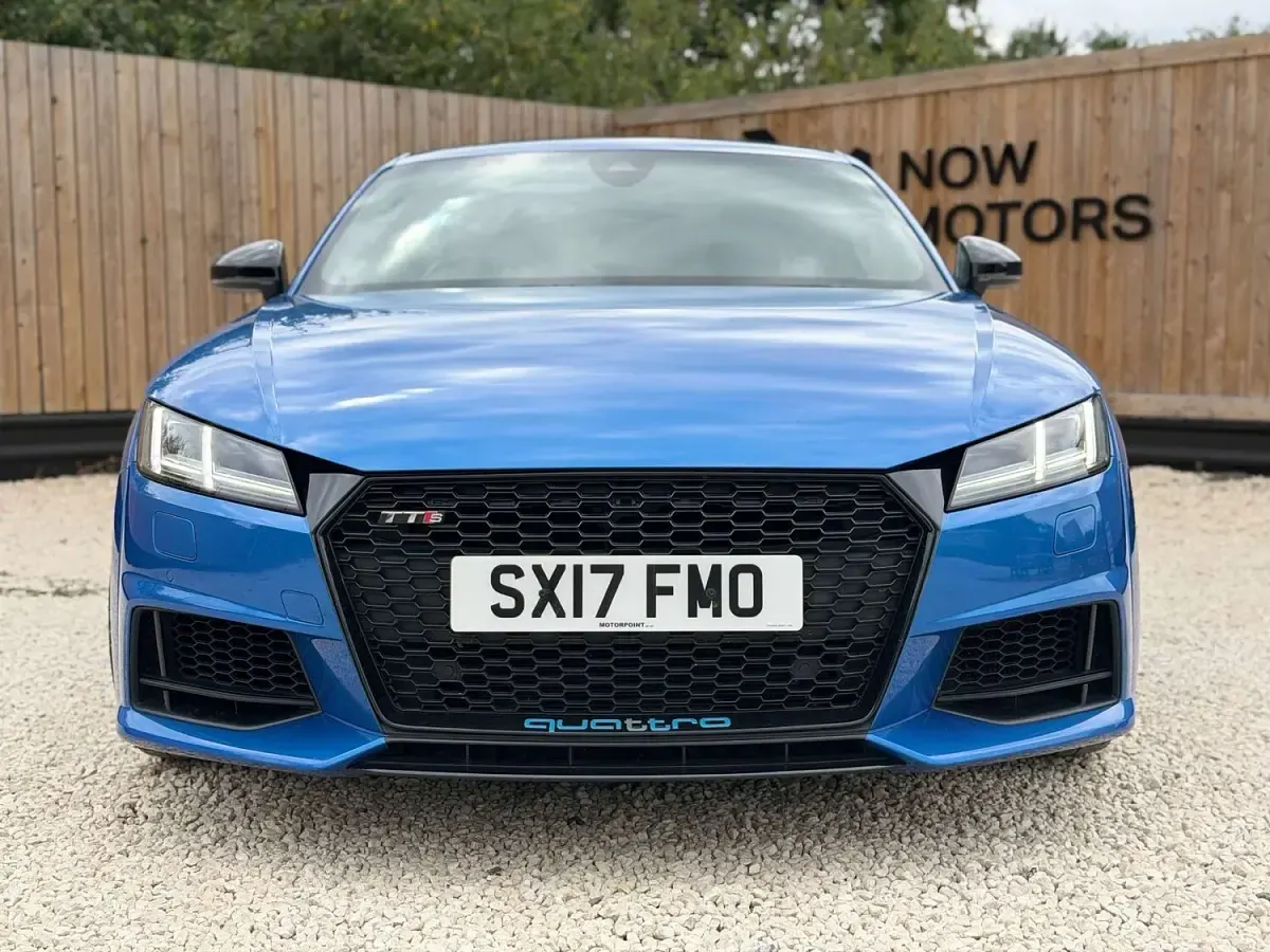 Used Audi TTS Black Edition 310 HP (228 kW) 2017 Blue Coupe