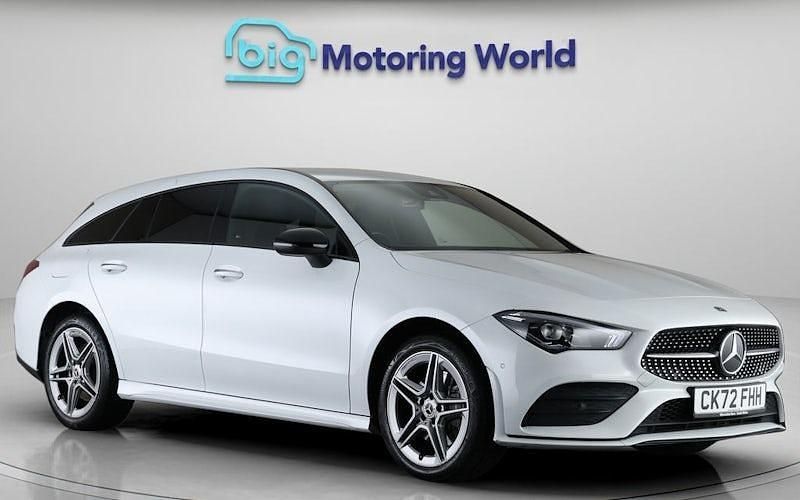 Used Mercedes CLA250e Shooting Brake AMG line 259 HP (190 kW) 2022 White Estate