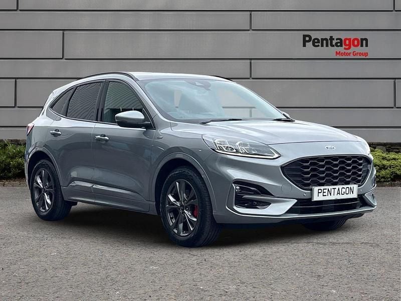 Silver Used 2022 Ford Kuga ST-Line SUV | £19,330 (Good price) - Image 1/4