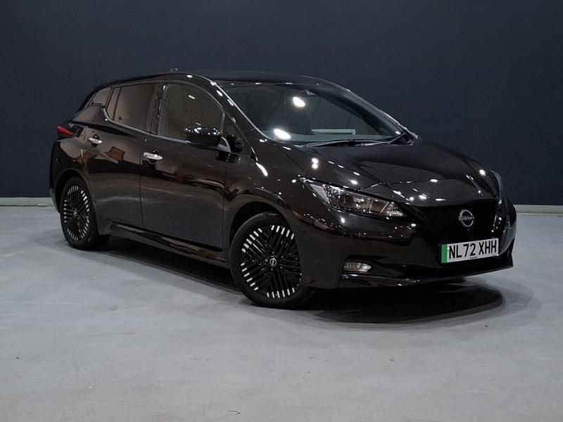 Black Used 2022 Nissan Leaf N-Connecta Hatchback | £11,998 (A bit pricey) - Image 1/4