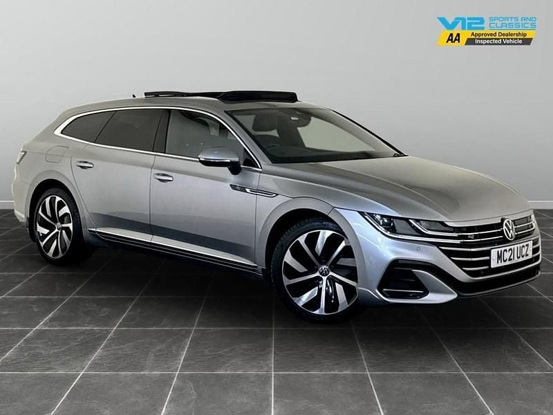 Silver Used 2021 VW Arteon R-line Estate | £14,995 (Good price) - Image 1/2