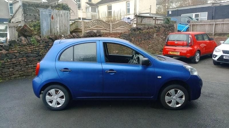 Used Nissan Micra Visia 2014 Blue Hatchback
