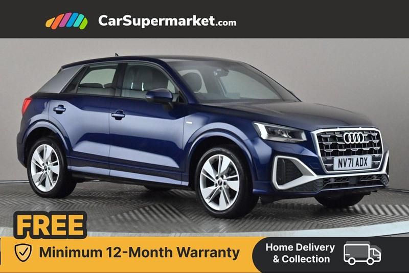Blue Used 2022 Audi Q2 S-Line SUV | £16,197 (Fair price) - Image 1/4
